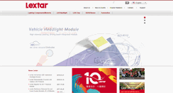 Desktop Screenshot of lextar.com