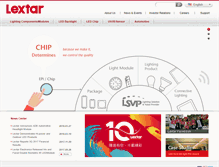 Tablet Screenshot of lextar.com